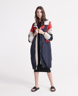 Superdry Edit Nautical Parka Női Kabát Sötétkék | ZUFML2970